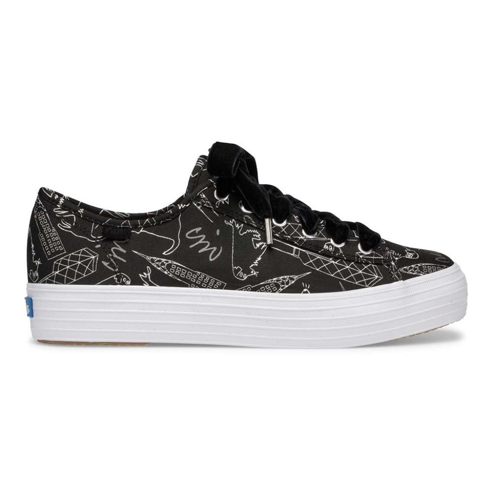 NEW Keds x CJW Triple Kick Signature Print Women 8.5